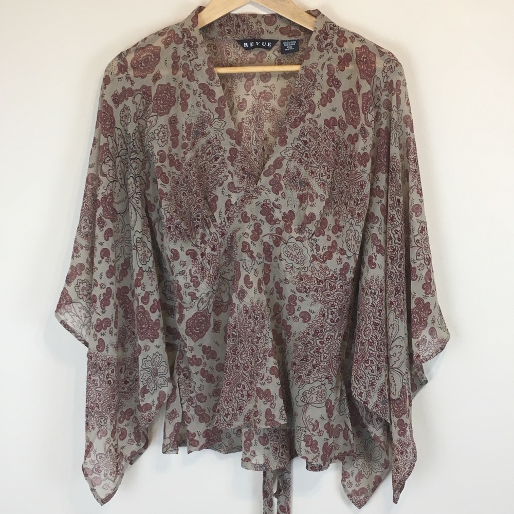 Revue Angel Wing Sleeve Blouse